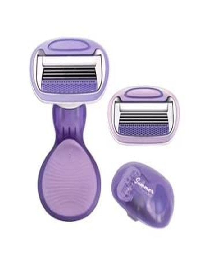 BLINE Mini Ultra Smooth Hair Removal Razor 4 Stainless Steel Blades Hair Removal Razor for Women - Image 1